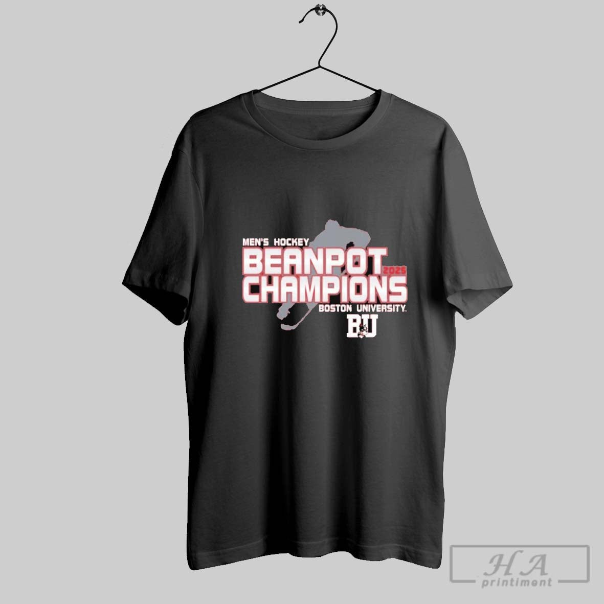 Top Boston University 2025 Mens Beanpot Hockey Tournament Champions T Shirt Hoodie, Sweatshirt | CoreVibeTees.com