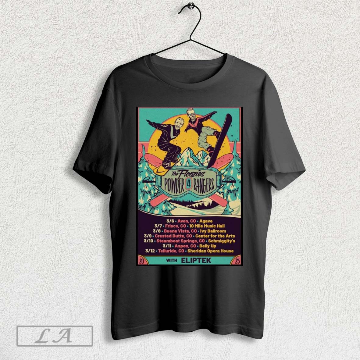 The Floozies Powder 4 Rangers March 2025 Show Poster Shirt Hoodie, Sweatshirt | CoreVibeTees.com