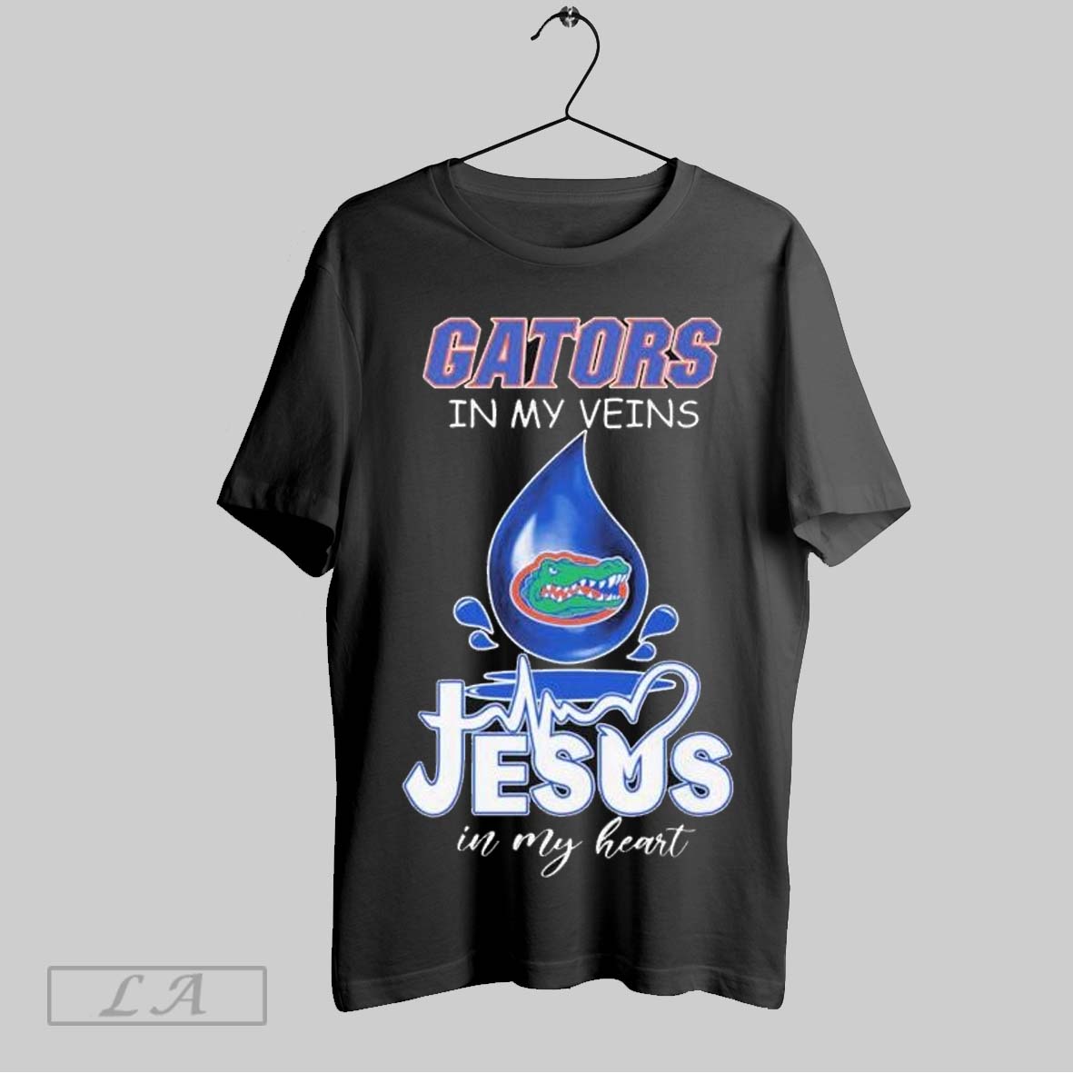 Top Florida Gators In My Veins Jesus In My Heart T Shirt Sweatshirt Hoodie Shirt | CoreVibeTees.com
