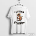 The Alex Jones Donald Trump Justice For Peanut T-Shirt Hoodie, Sweatshirt | CoreVibeTees.com