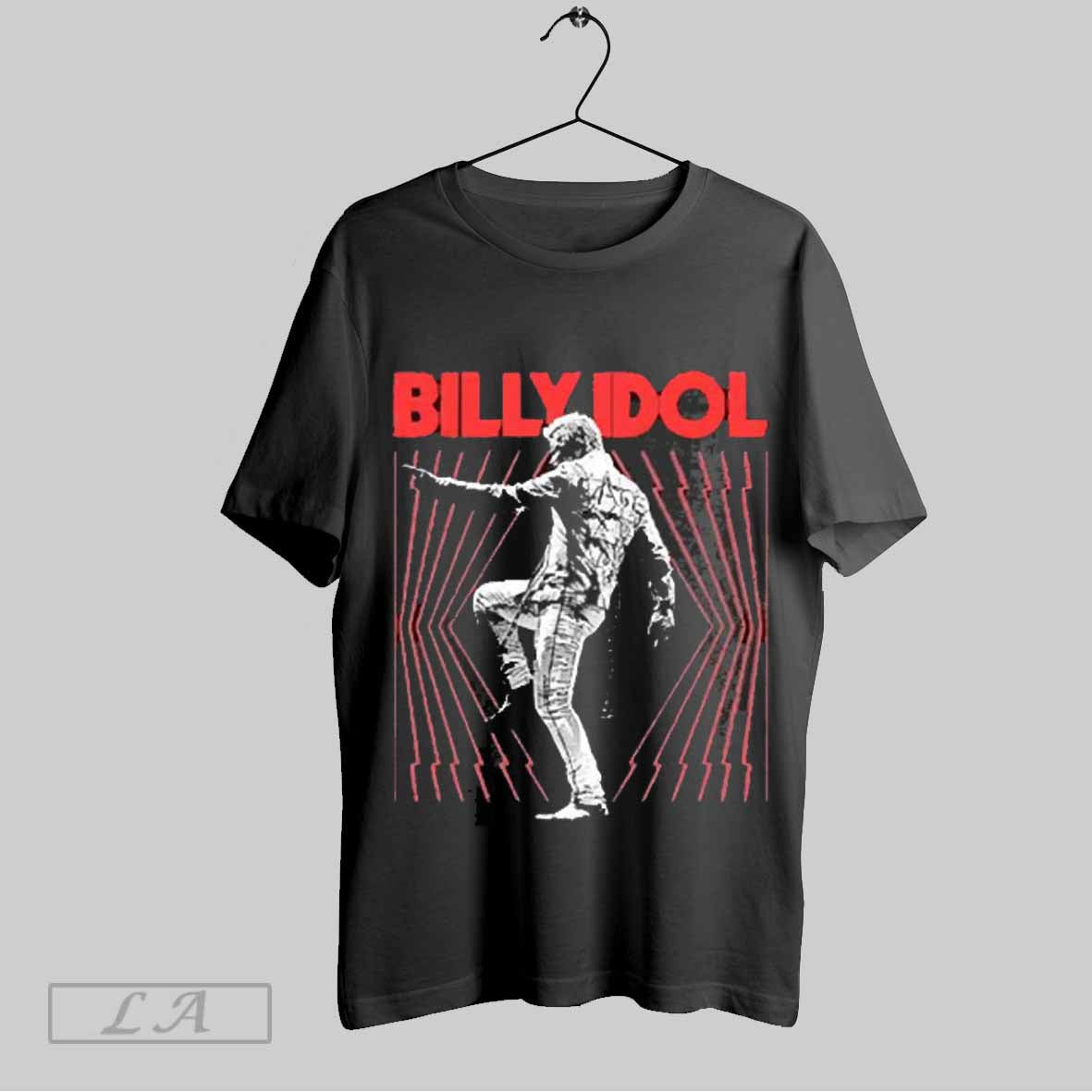 Top Billy Idol The Cage 2023 Tour Unisex Sweatshirt T Shirt Hoodie | CoreVibeTees.com