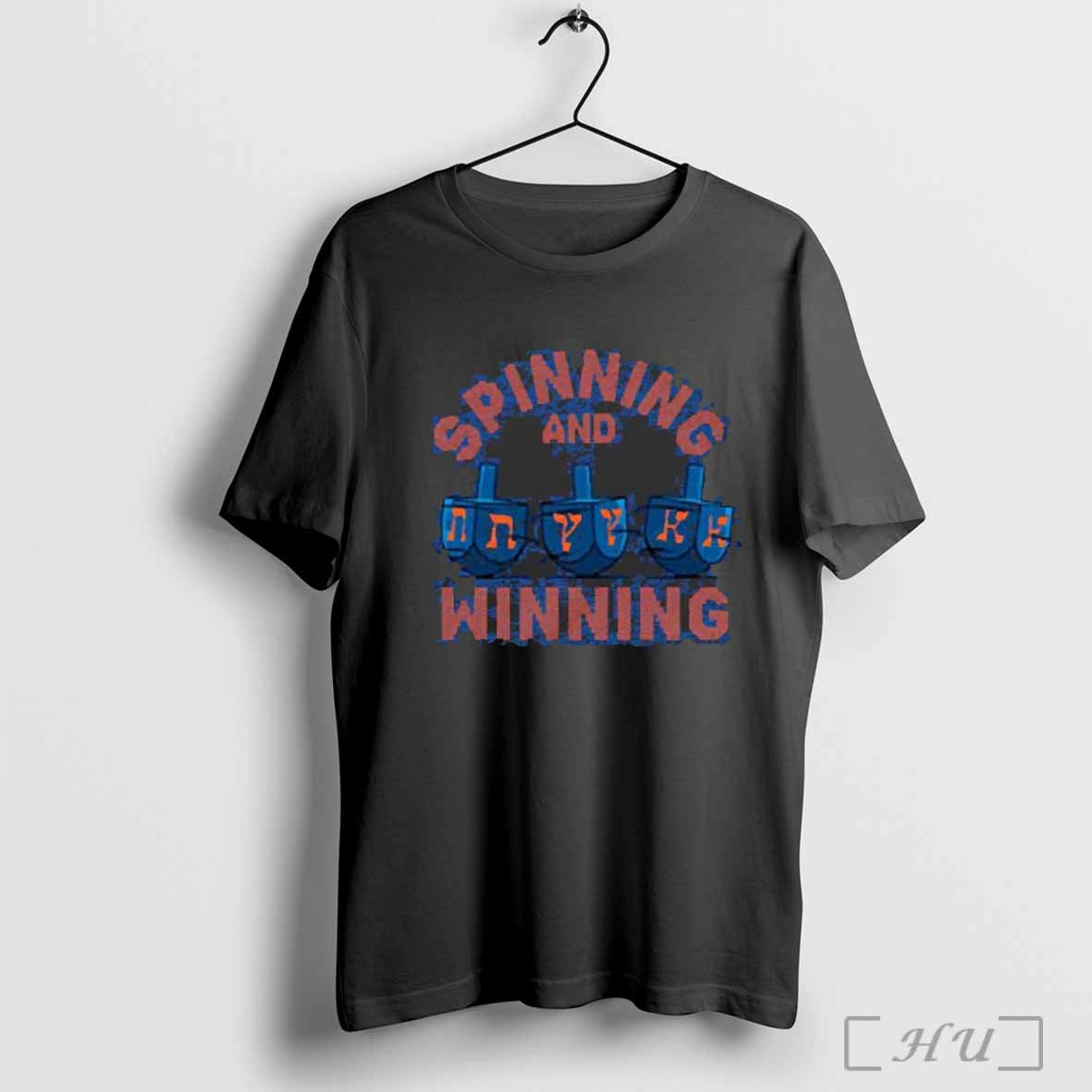 Top Spinning &amp; Winning Dreidel 2024 T-Shirt Hoodie, Sweatshirt | CoreVibeTees.com