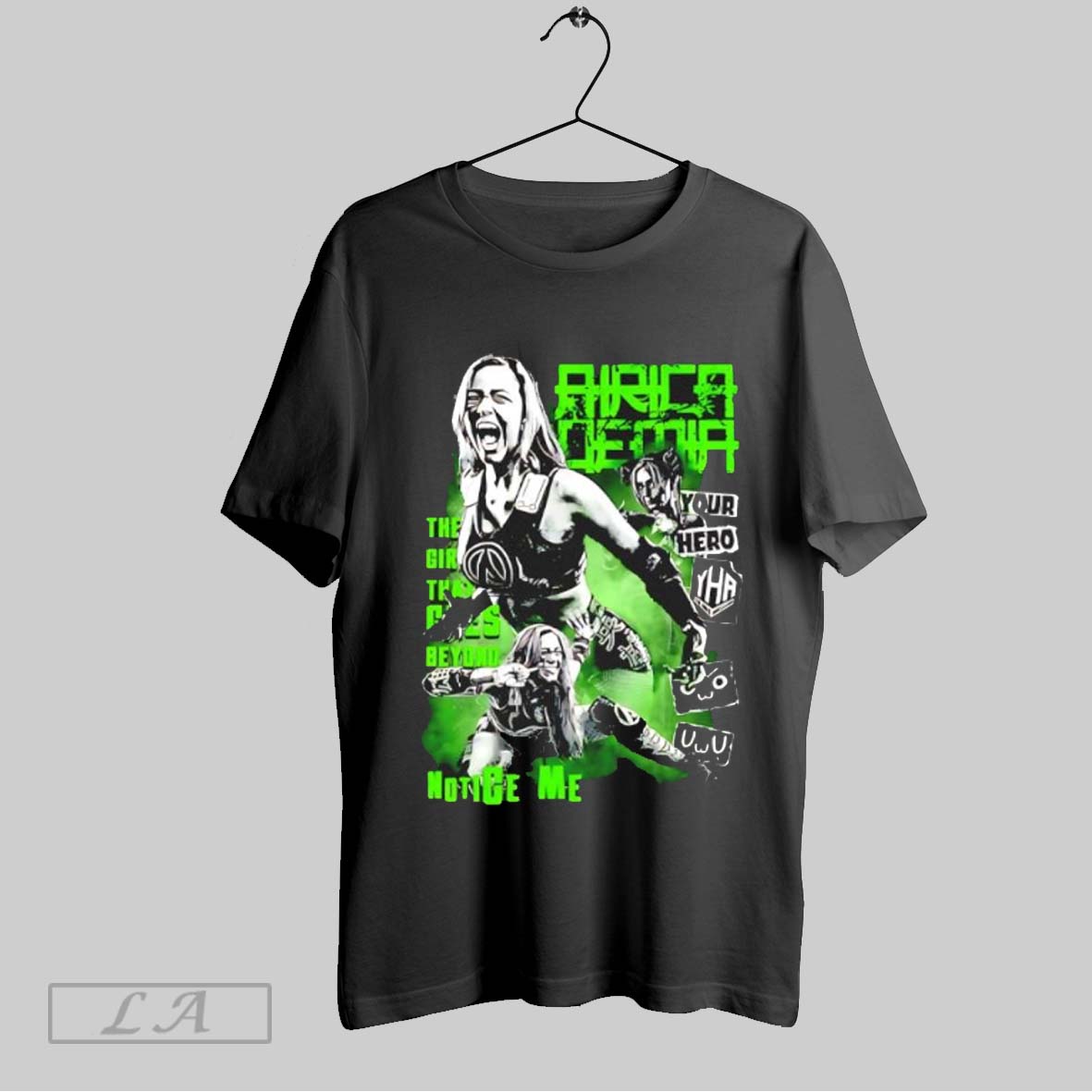 Top Airica Demia Notice Me Women Warrior T Shirt Sweatshirt Hoodie Shirt | CoreVibeTees.com
