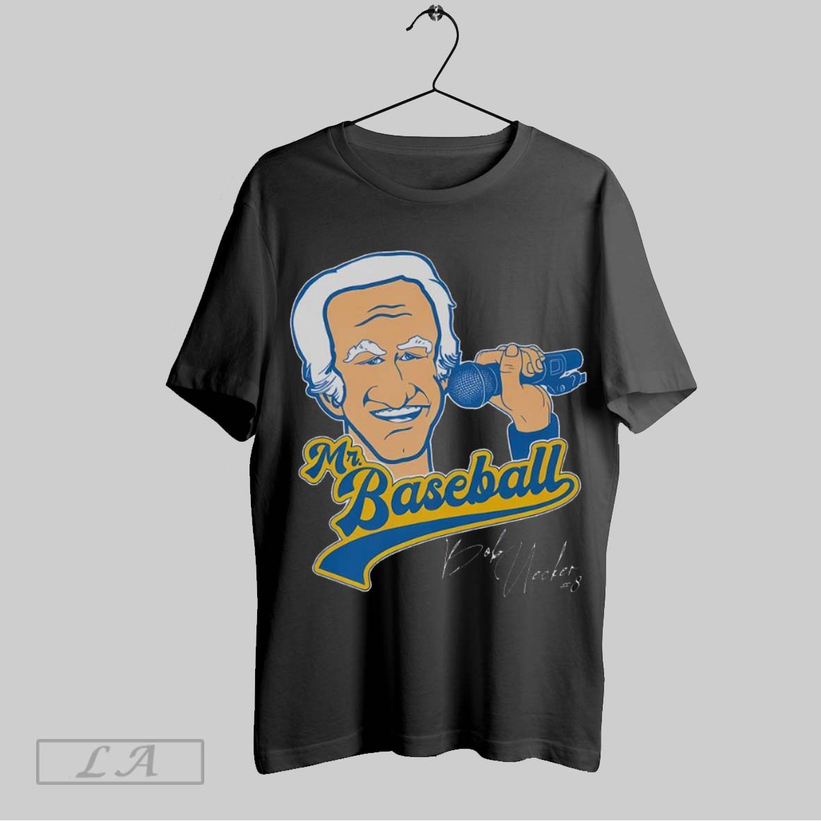 Top Good Bob Uecker Mr Baseball Front Row Legend Mic Unisex Sweatshirt T Shirt Hoodie | CoreVibeTees.com