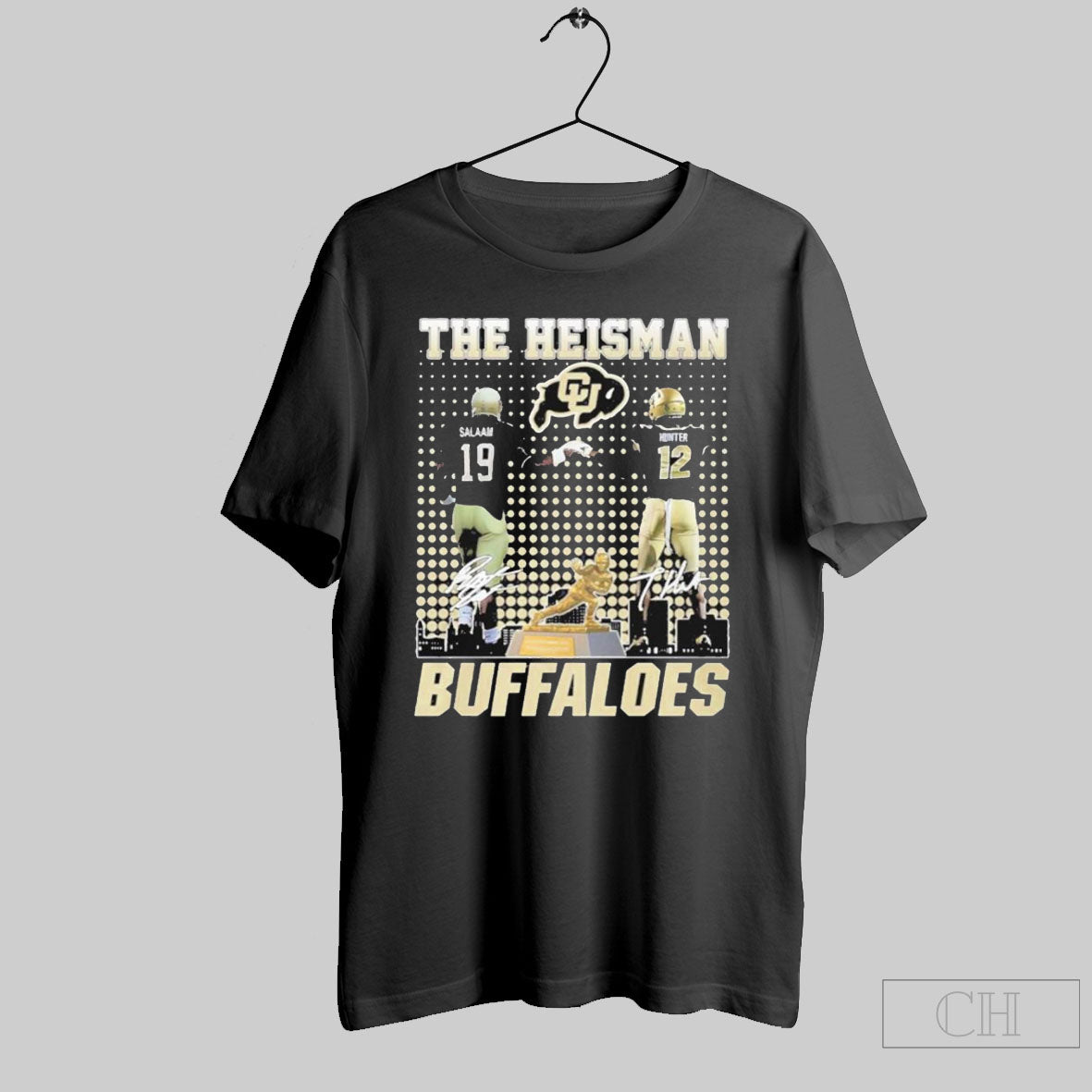 The Heisman Buffaloes Salaam Hunter Shirt Hoodie, Sweatshirt | CoreVibeTees.com