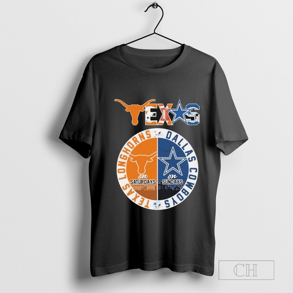 Texas Longhorns On Saturday Dallas Cowboys On Sunday T-Shirt Hoodie, Sweatshirt | CoreVibeTees.com