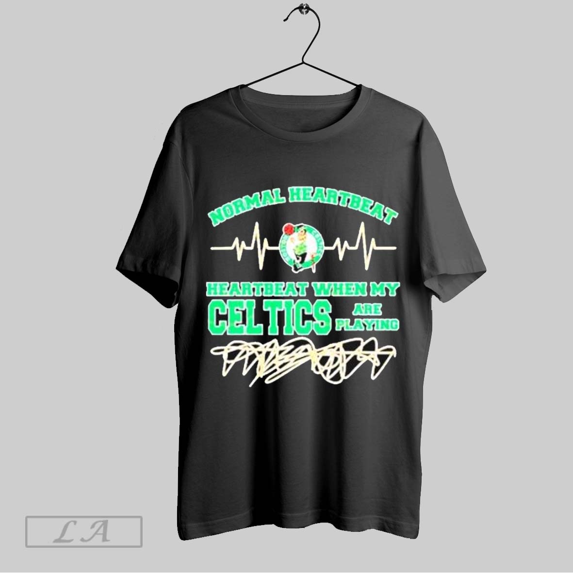 Top Normal Heartbeat When My Boston Celtics Are Playing T Shirt Hoodie, Sweatshirt | CoreVibeTees.com