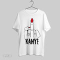 Top Fuck Kanye Lady Middle Finger Stand Up For Antisemitism 2025 Sweatshirt T Shirt Hoodie | CoreVibeTees.com