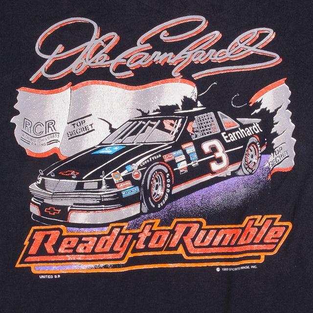 Vintage 1989 Nascar Chase Dale Earnhardt T-Shirt Classic Cotton Menswear Top Tshirt Embroidered Hoodie Sweatshirt (Image 3)