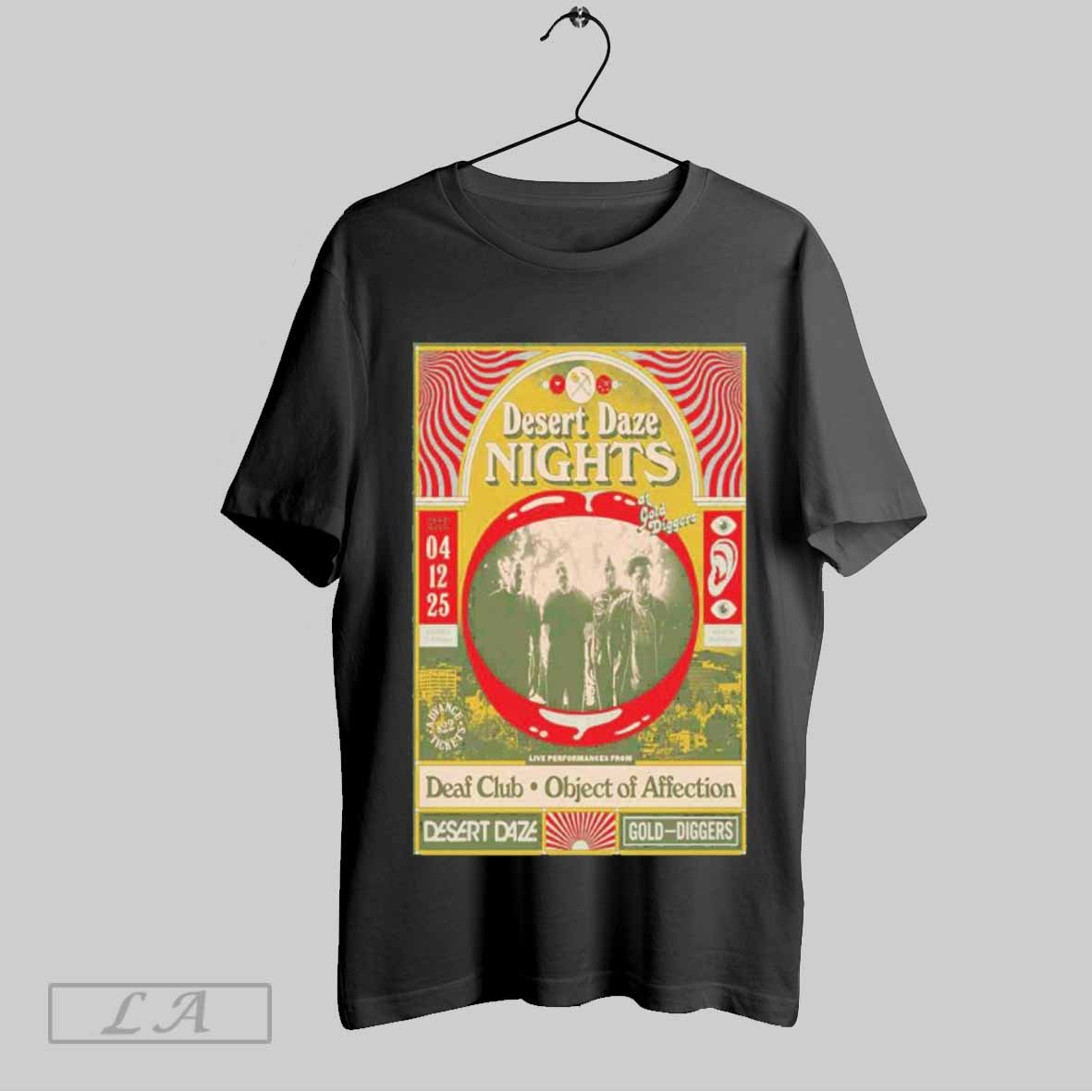 Top Desert Daze Nights Apr 12 2025 The Echo Los Angeles Ca Poster T-Shirts, Hoodie, Sweatshirt | CoreVibeTees.com
