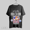 Top God First Family Second Then Edmonton Oilers Hockey Mascot Sweatshirt T Shirt Hoodie | CoreVibeTees.com