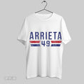 Top Jake Arrieta 49 Chicago Font Sweatshirt T Shirt Hoodie | CoreVibeTees.com