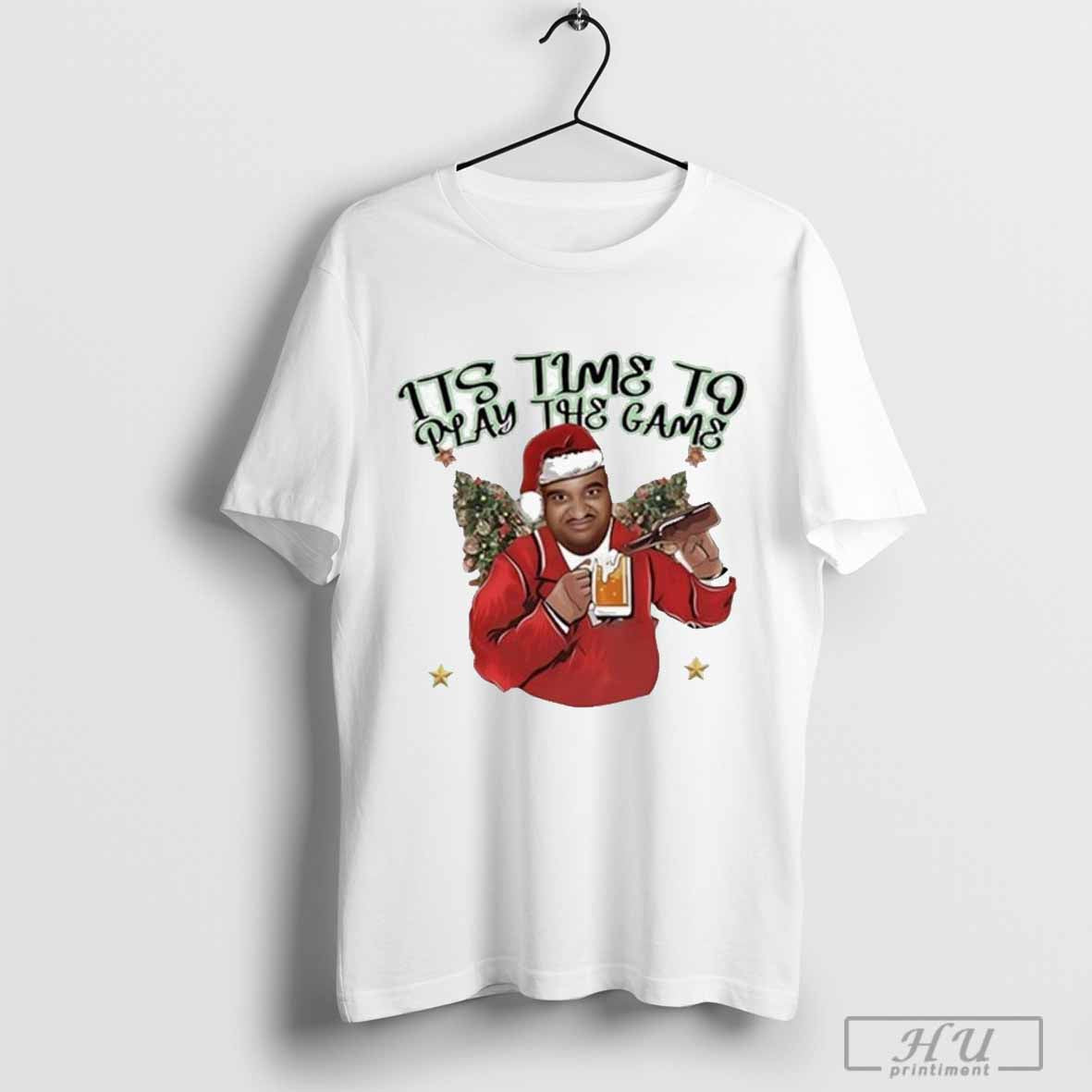 Time To Play The Game Green Christmas T-Shirt Hoodie, Sweatshirt | CoreVibeTees.com
