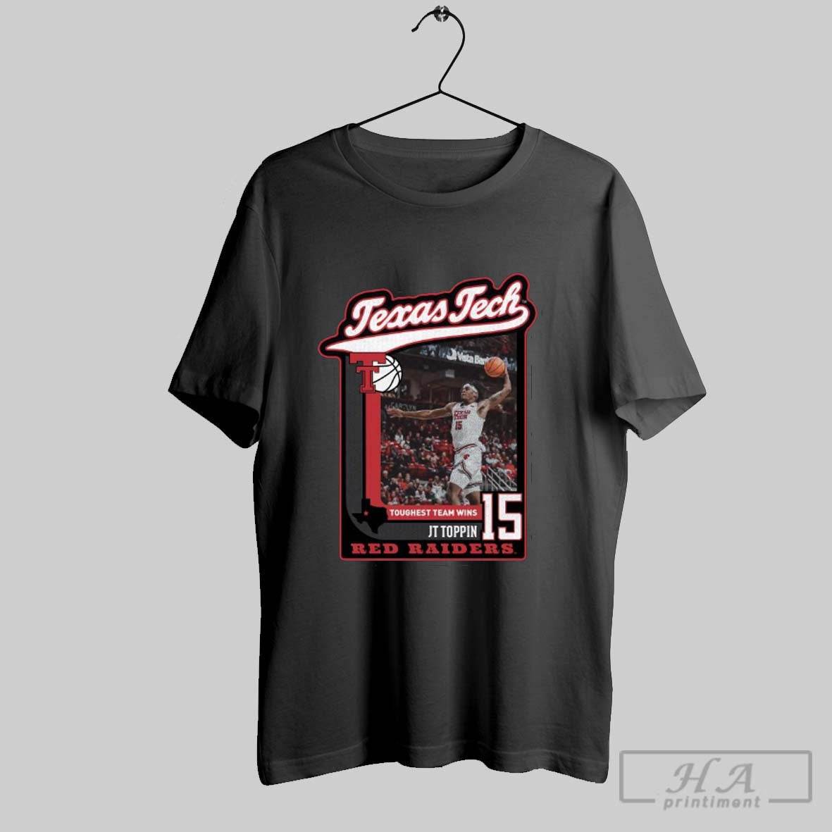 Texas Tech Red Raiders Toughest Team Wins Jt Toppin 15 Action Shot T Shirt Hoodie, Sweatshirt | CoreVibeTees.com