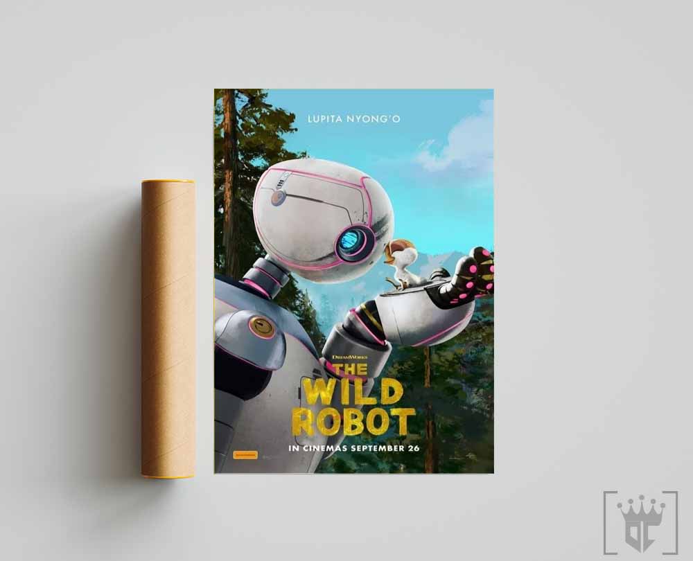 The Wild Robot 2024 Movie Poster T-Shirts, Hoodie, Sweatshirt | CoreVibeTees.com