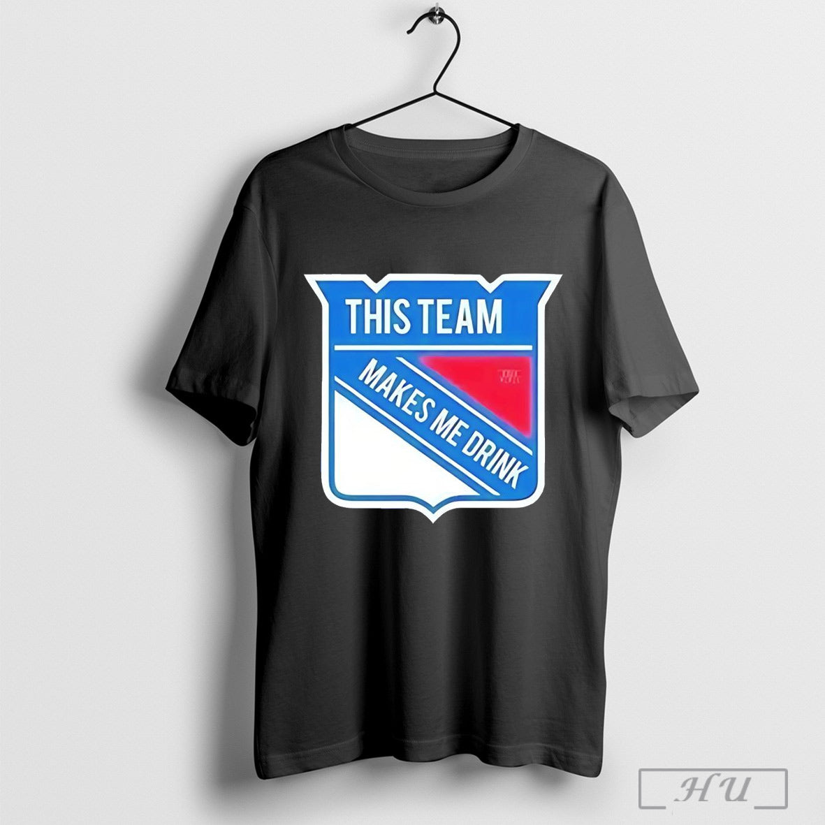 This Team Makes Me Drink New York Rangers Logo T Shirt Hoodie, Sweatshirt | CoreVibeTees.com