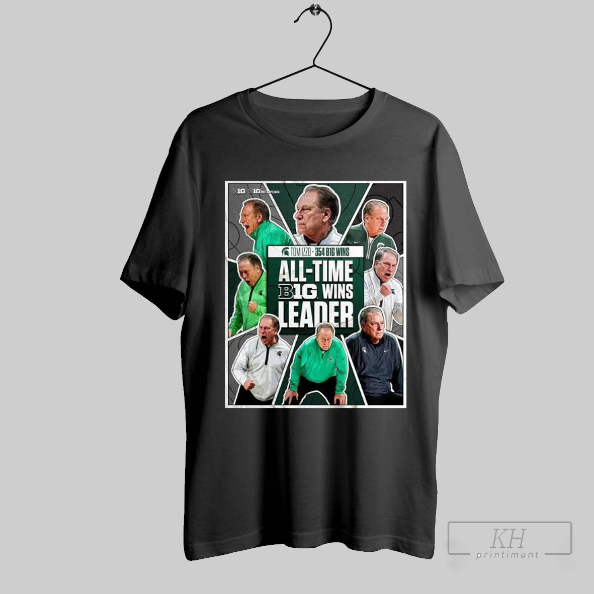 Tom Izzo 354 Big Wins All Time Big Wins Leader T Shirt T Shirt Hoodie, Sweatshirt | CoreVibeTees.com