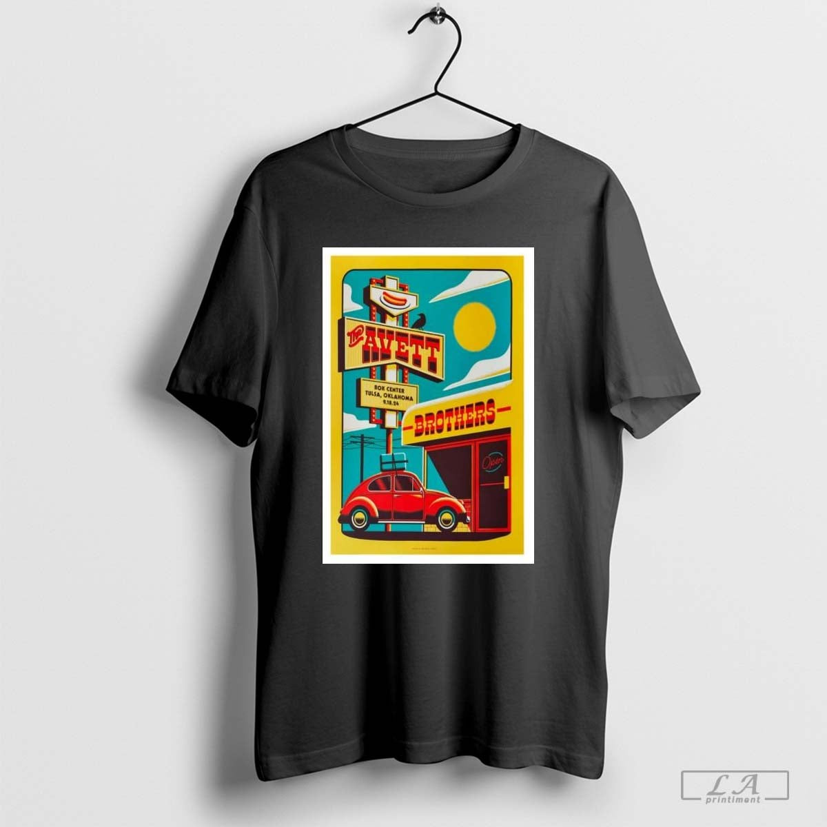 The Avett Brothers September 18, 2024 In Tulsa, OK Tour Poster Unisex Shirt Hoodie, Sweatshirt | CoreVibeTees.com
