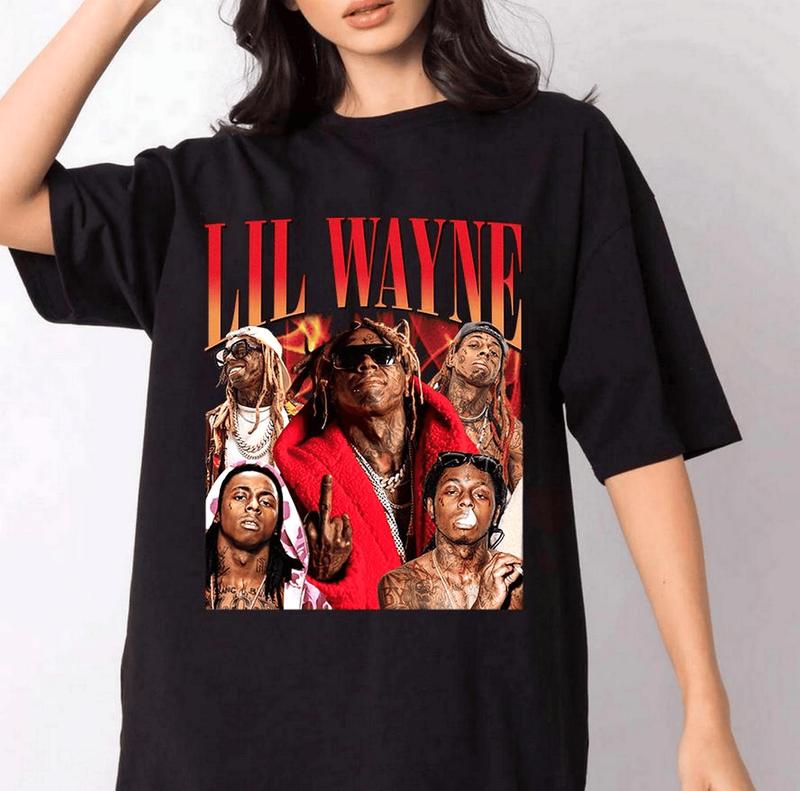 Lils S Wayne Concert Tee, Lils S Wayne Merch, Lils S Wayne Rap Shirt, Bootl,Unisex Cotton Graphic Teee... (Image 2)