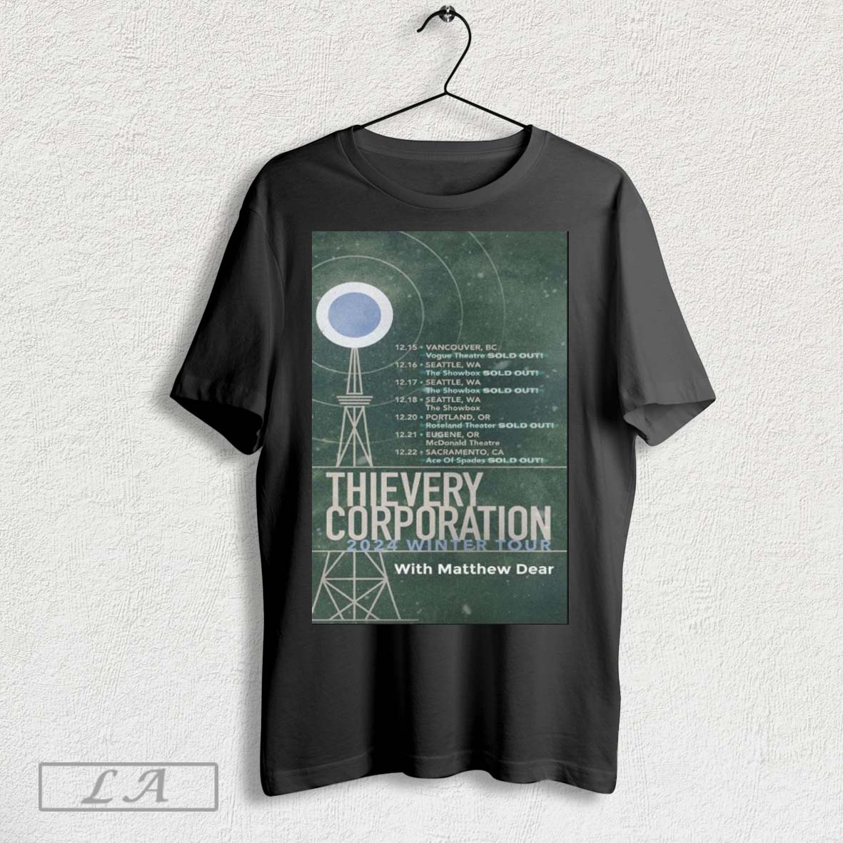 Thievery Corporation With Matthew Dear 2024 Poster Winter Tour Shirt Hoodie, Sweatshirt | CoreVibeTees.com