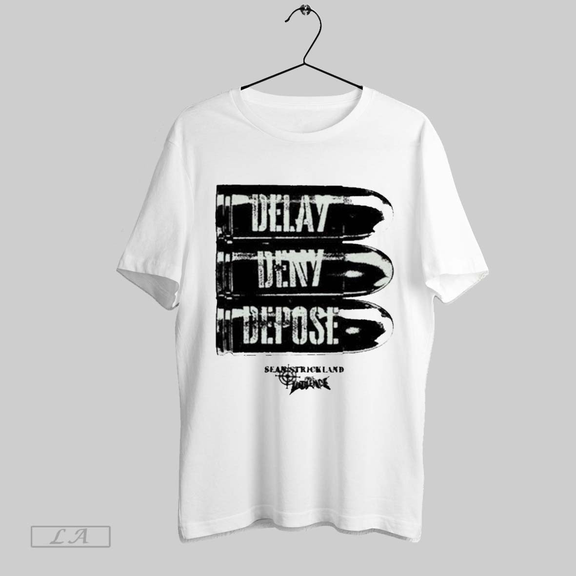 Top Delay Deny Depose Sean Strickland Unisex Sweatshirt T Shirt Hoodie | CoreVibeTees.com