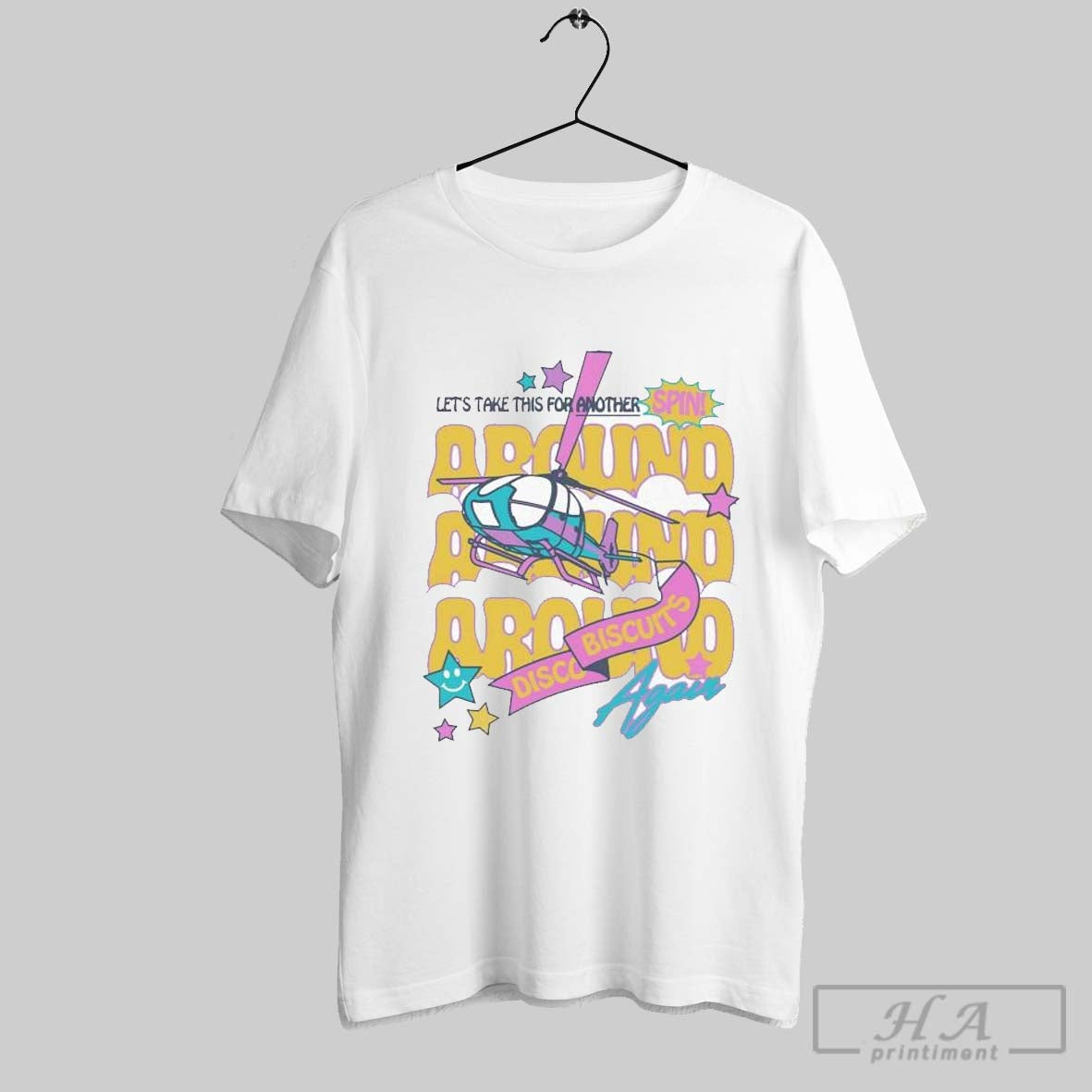 The Disco Biscuits Heli Lets Take This For Another Spin Around Again T Shirts Hoodie, Sweatshirt | CoreVibeTees.com