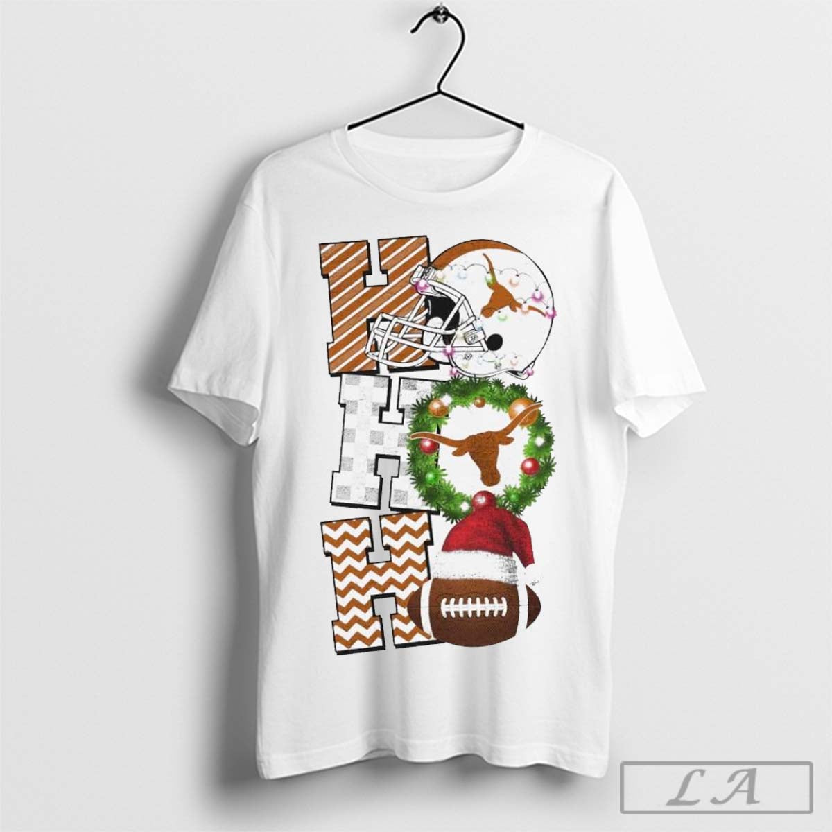 Texas Longhorns Football Christmas Ho Ho Ho Game Day T-Shirt Hoodie, Sweatshirt | CoreVibeTees.com