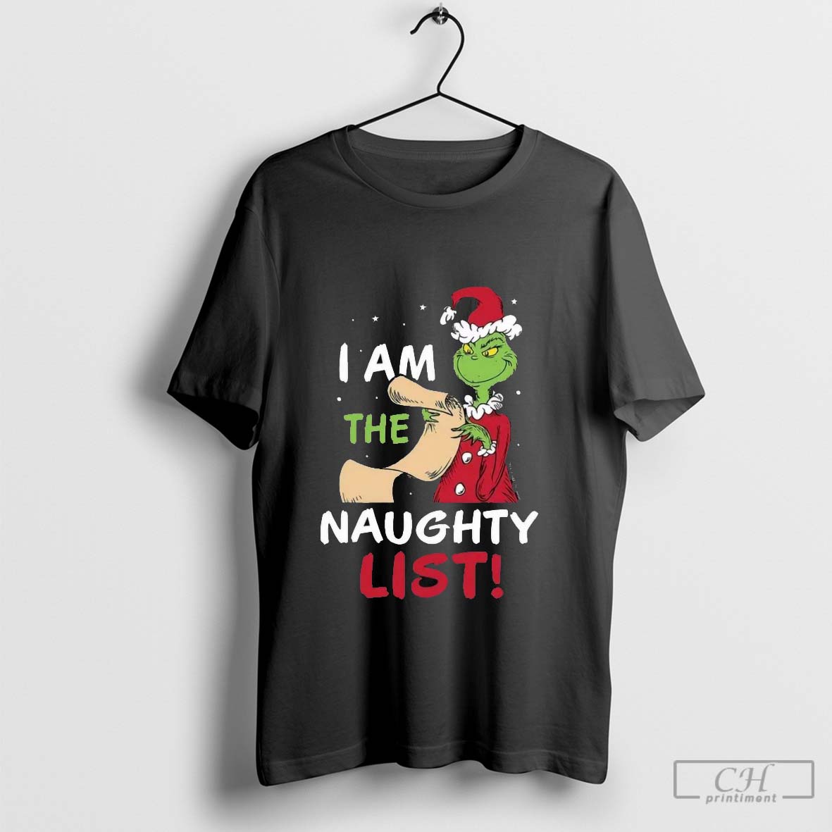 The Grinch I Am The Naughty List Christmas Shirt Hoodie, Sweatshirt | CoreVibeTees.com
