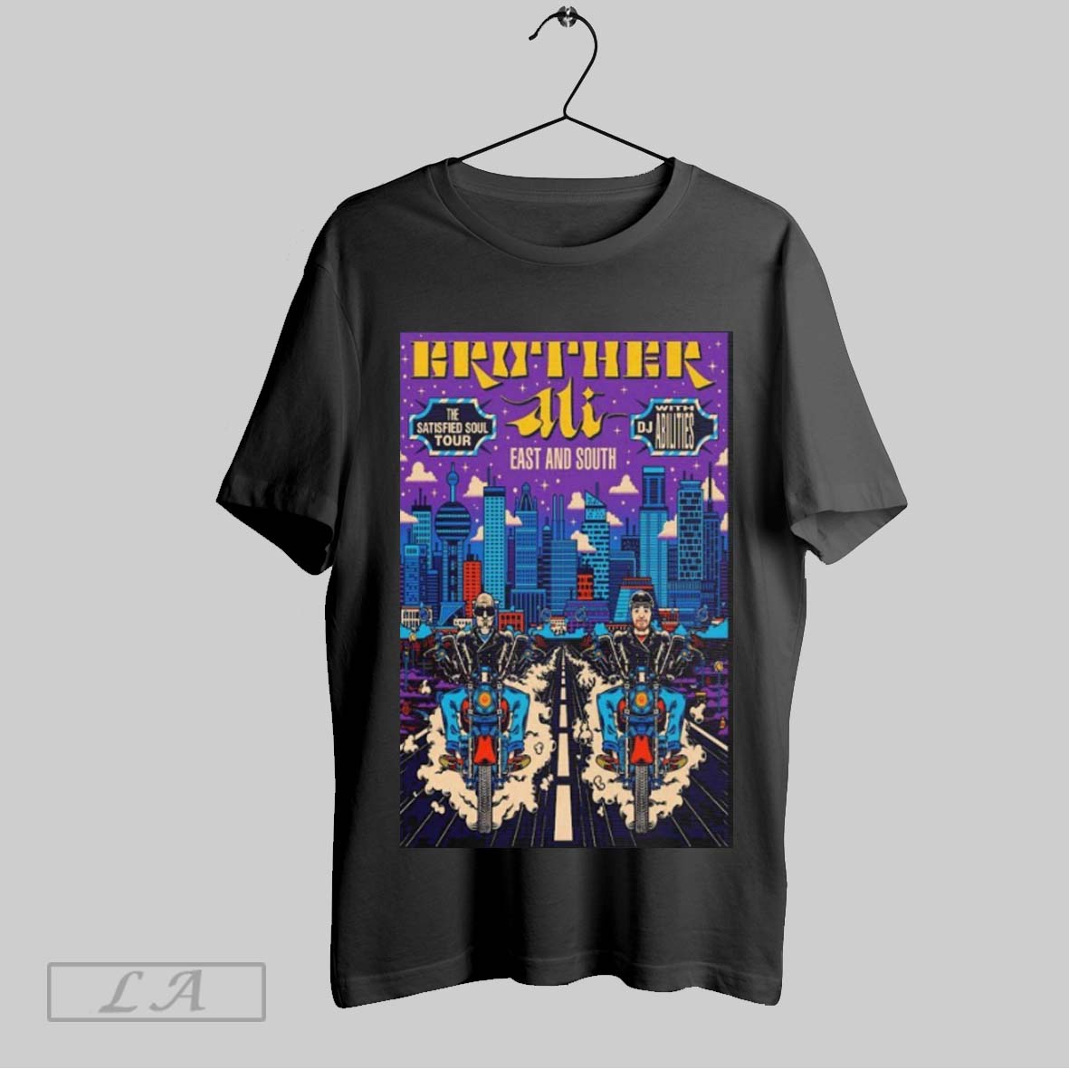 Top Brother Ali The Satisfied Soul Tour Poster Unisex Sweatshirt T Shirt Hoodie | CoreVibeTees.com