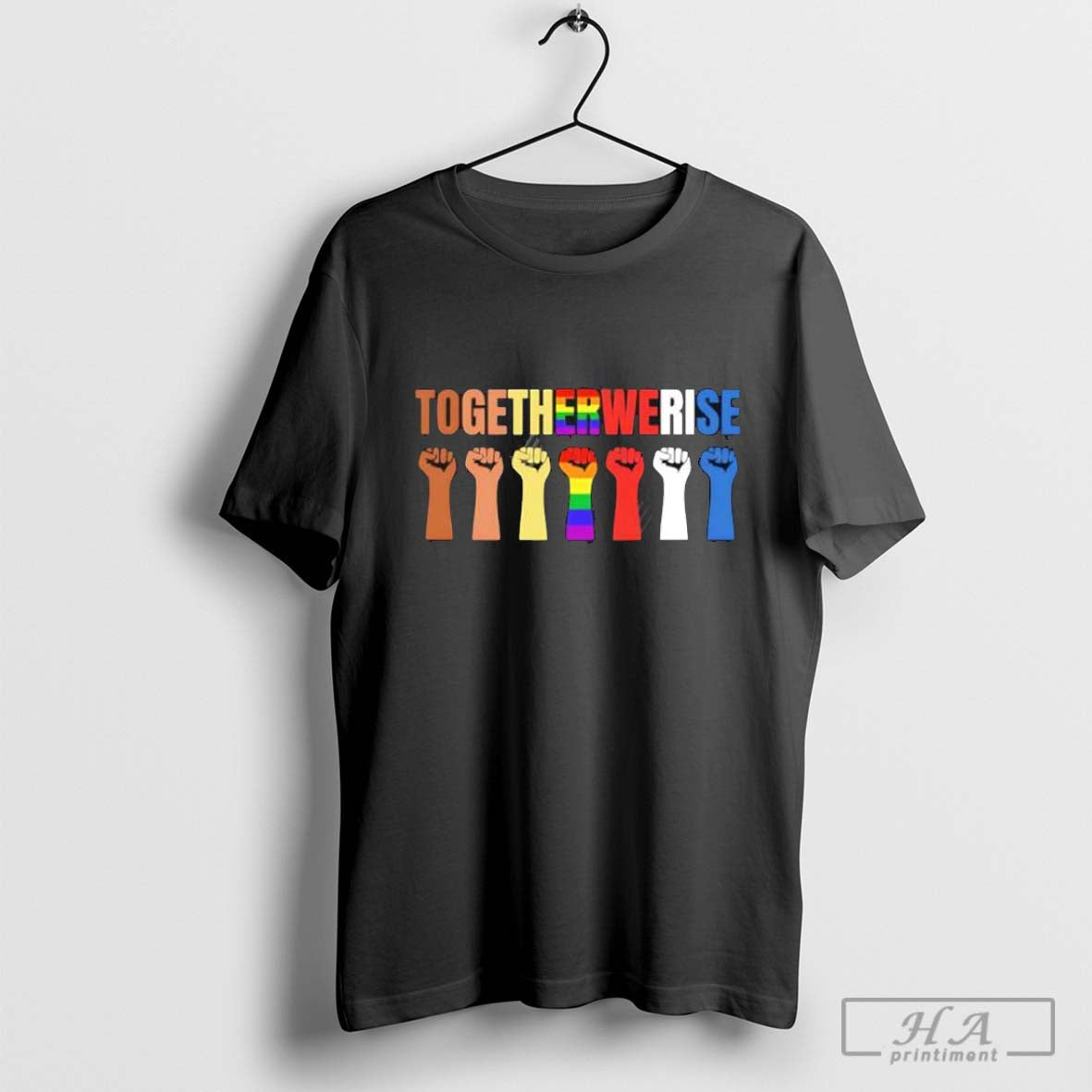 Together We Rise rainbow shirt Hoodie, Sweatshirt | CoreVibeTees.com