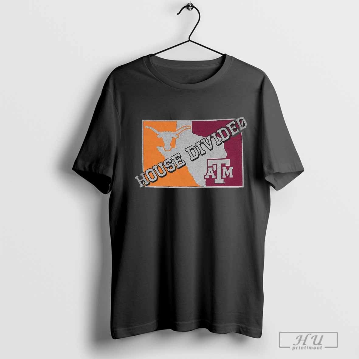 Texas A&amp;M vs Texas House Divided 2024 T-shirt Hoodie, Sweatshirt | CoreVibeTees.com