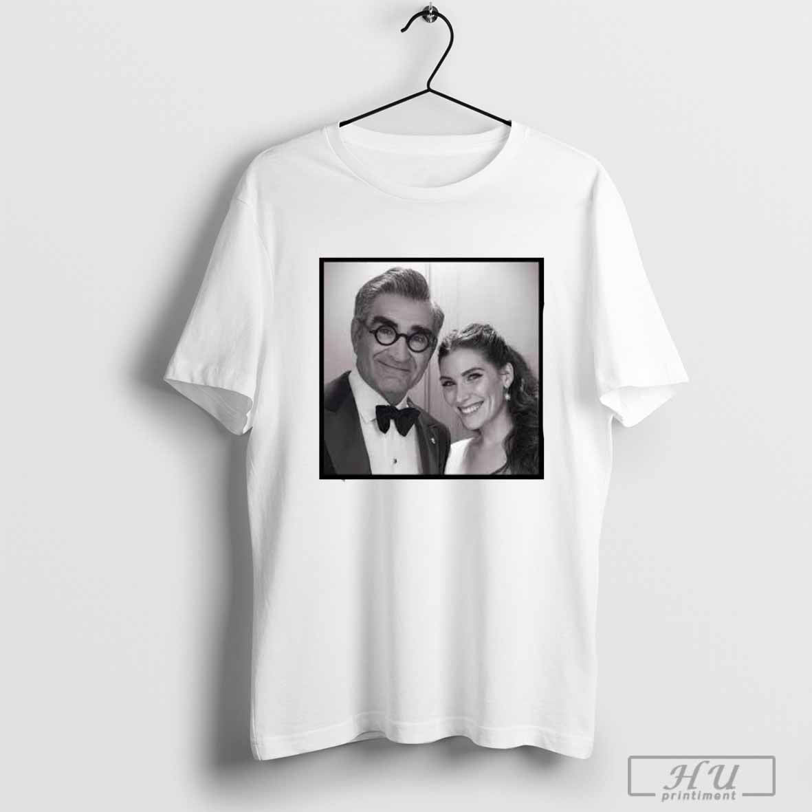 The Very Chic Eugene Levy, Wearing Tractionproductions, With His Beautiful Daughter Sarah Shirt Hoodie, Sweatshirt