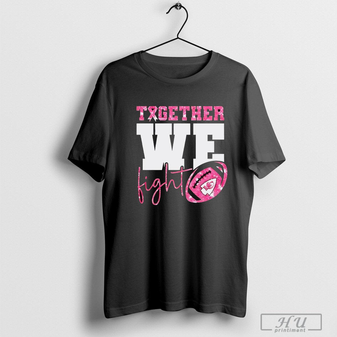 Together we fight Kansas City Chiefs Breast Cancer Awareness T-shirt Hoodie, Sweatshirt | CoreVibeTees.com