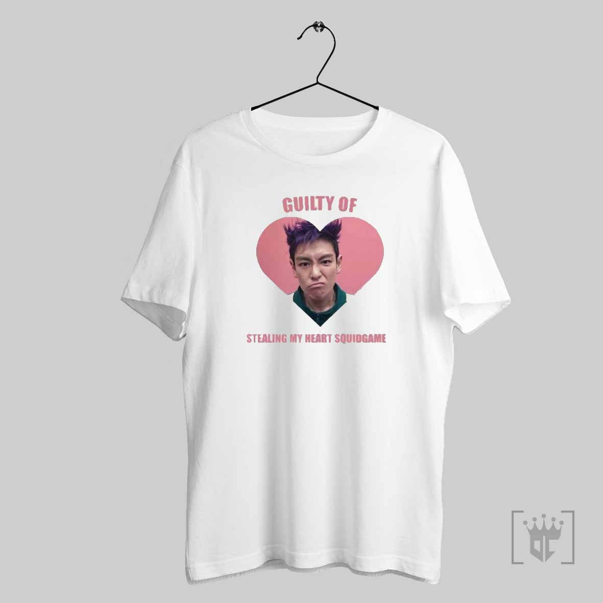 Thanos Guilty Of Stealing My Heart Squidgame T Shirt Hoodie, Sweatshirt | CoreVibeTees.com