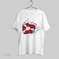 Top Heart Record Red Unisex Sweatshirt T Shirt Hoodie | CoreVibeTees.com