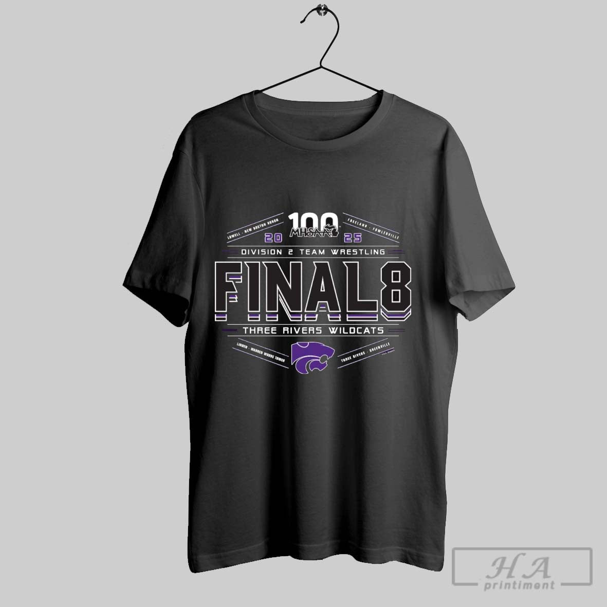 Three Rivers Wildcats 2025 Mhsaa Division 2 Team Wrestling Final 8 T Shirt Hoodie, Sweatshirt | CoreVibeTees.com