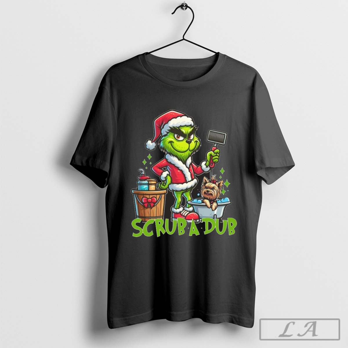 The Grinch Scrub A Dub Christmas Shirt Hoodie, Sweatshirt | CoreVibeTees.com