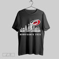 Top Carolina Hurricanes 2025 All Name Players Skyline T Shirt Sweatshirt Hoodie Shirt | CoreVibeTees.com
