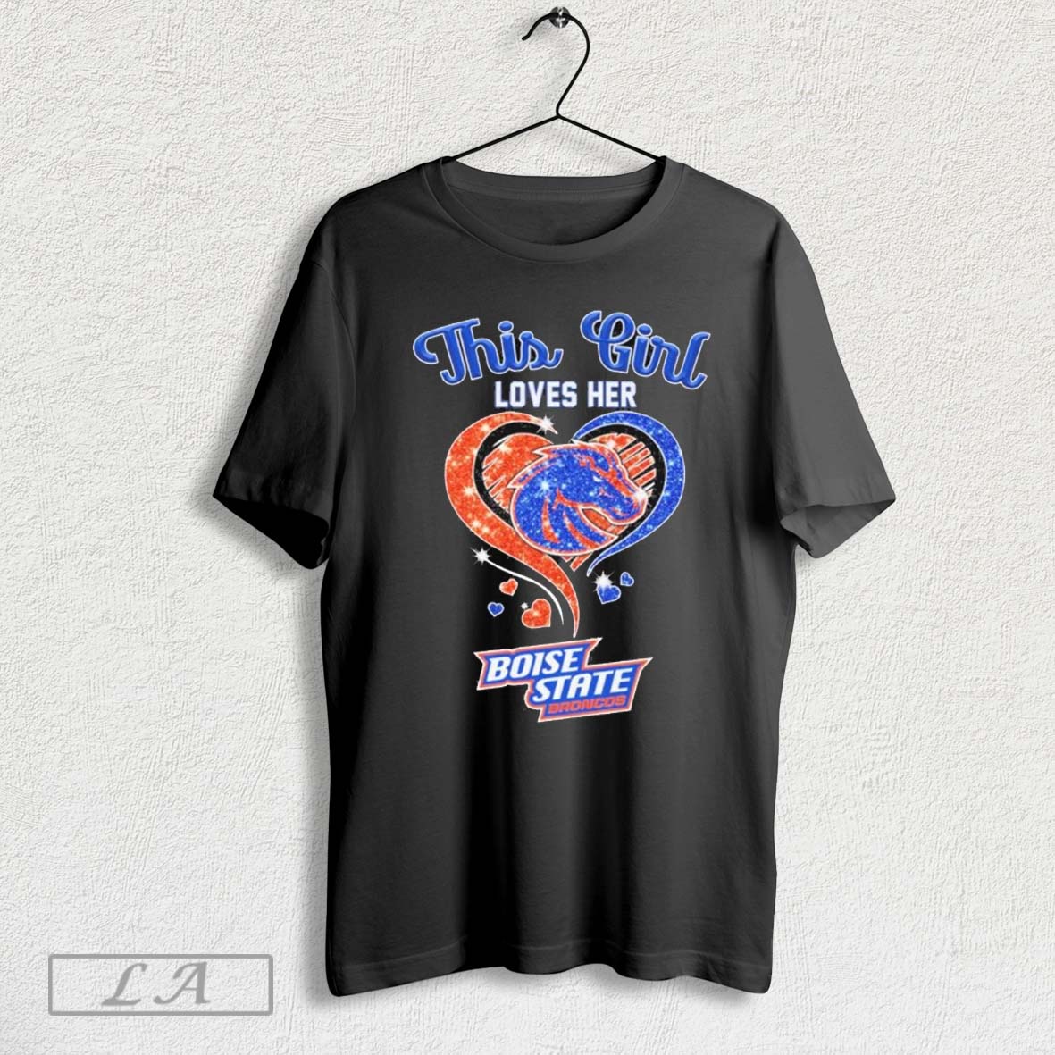 This Girl Loves Her Boise State Broncos Shirt Hoodie, Sweatshirt | CoreVibeTees.com