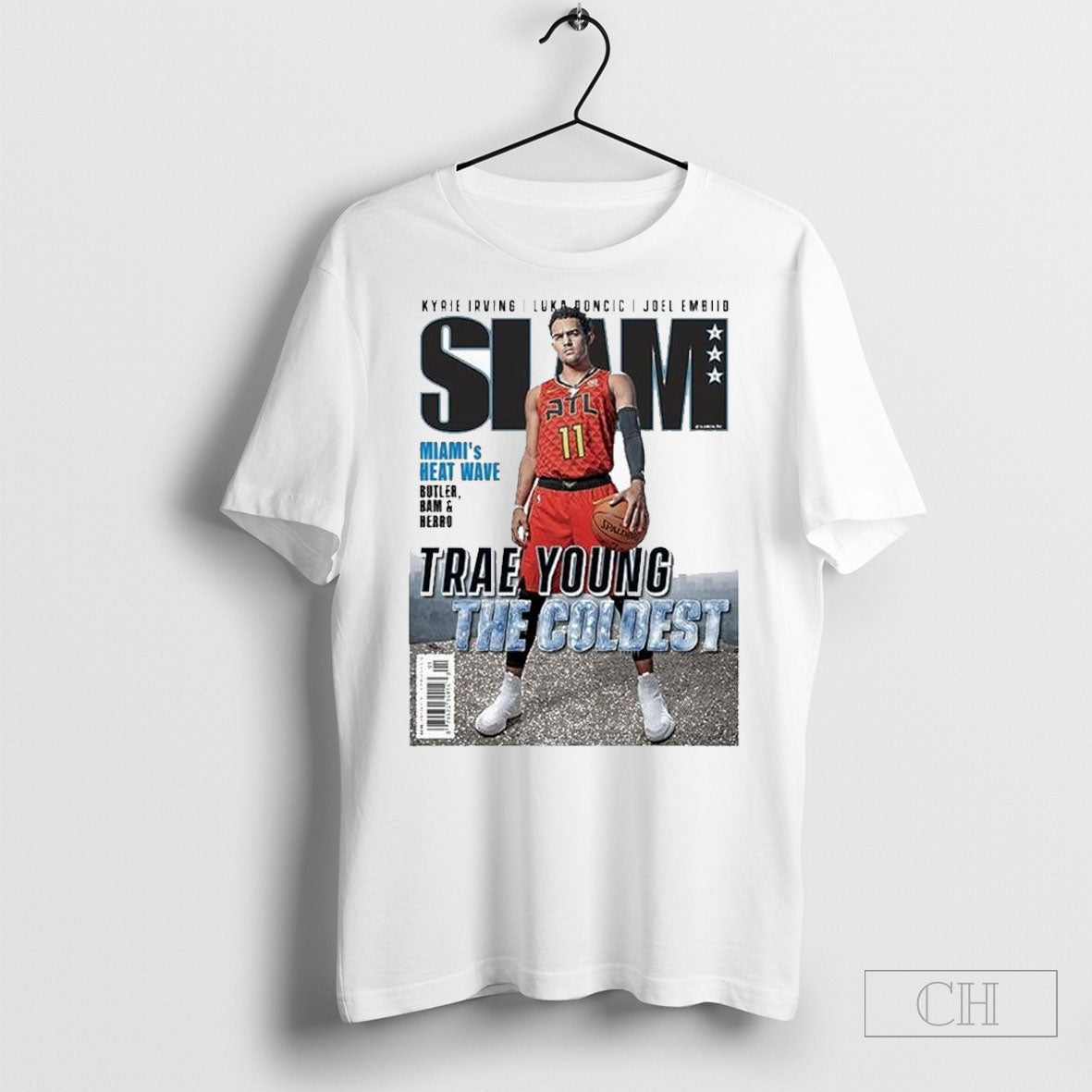 Trae Young Miamis Heat Wave The Coldest Slam Cover T Shirts Hoodie, Sweatshirt | CoreVibeTees.com