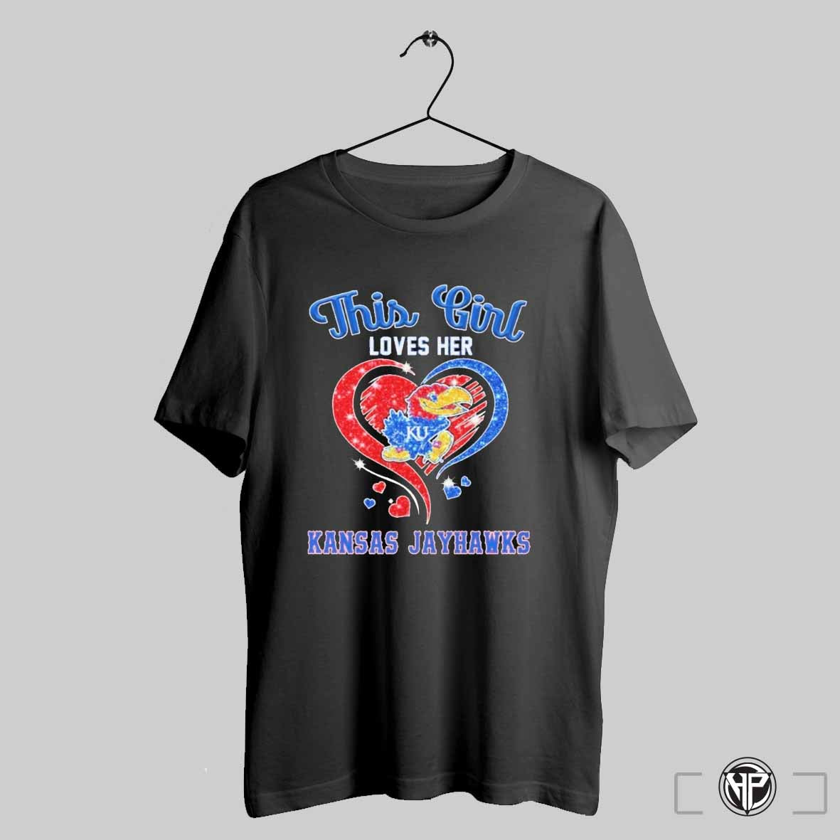 This Girl Love Her Kansas Jayhawks T Shirt Trendy Sweatshirt Hoodie | CoreVibeTees.com
