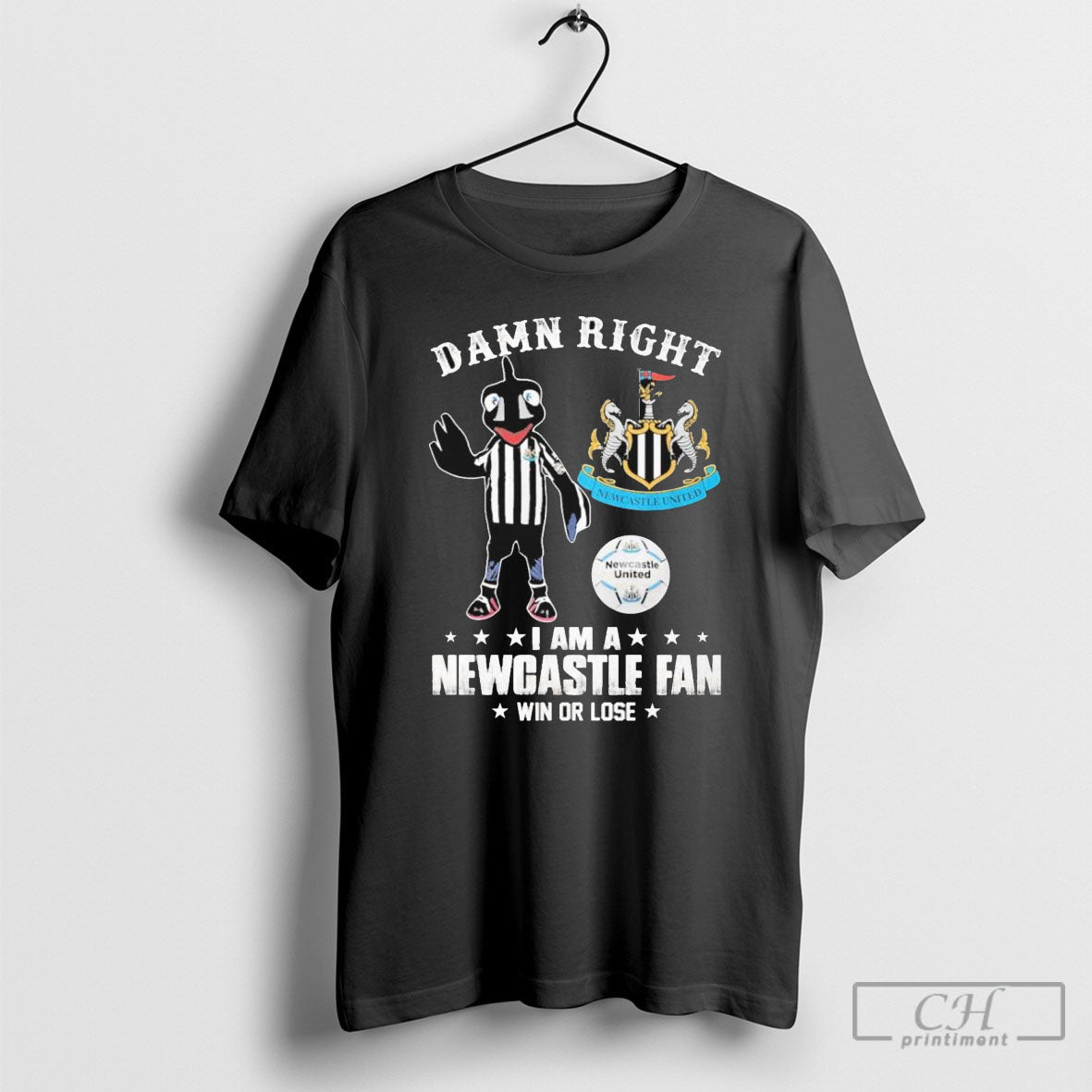 Top Damn Right I Am A Newcastle United Fan Win Or Lose Shirt Hoodie, Sweatshirt | CoreVibeTees.com