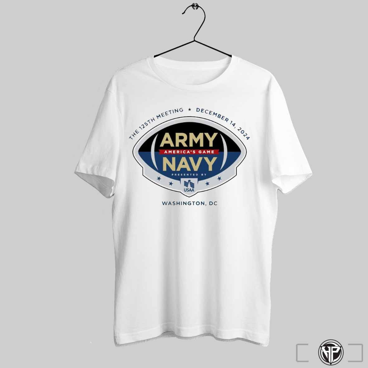 The 125th Meeting December 14 2024 Army Navy Americas Game Washington Dc Logo Graphic T Shirt Trendy Sweatshirt Hoodie