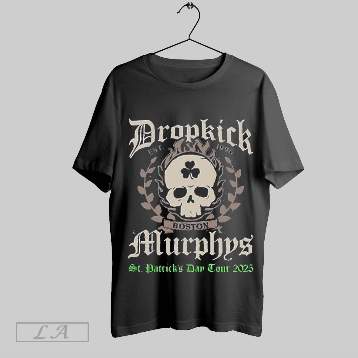 Top Dropkick Murphys St Patricks Day Tour 2025 With The Menzingers And Teenage Bottlerocket Dates List Two Sides Print T...