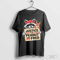 The Squirrel And Fred The Raccon Justice For Peanut Gift T-Shirt Hoodie, Sweatshirt | CoreVibeTees.com