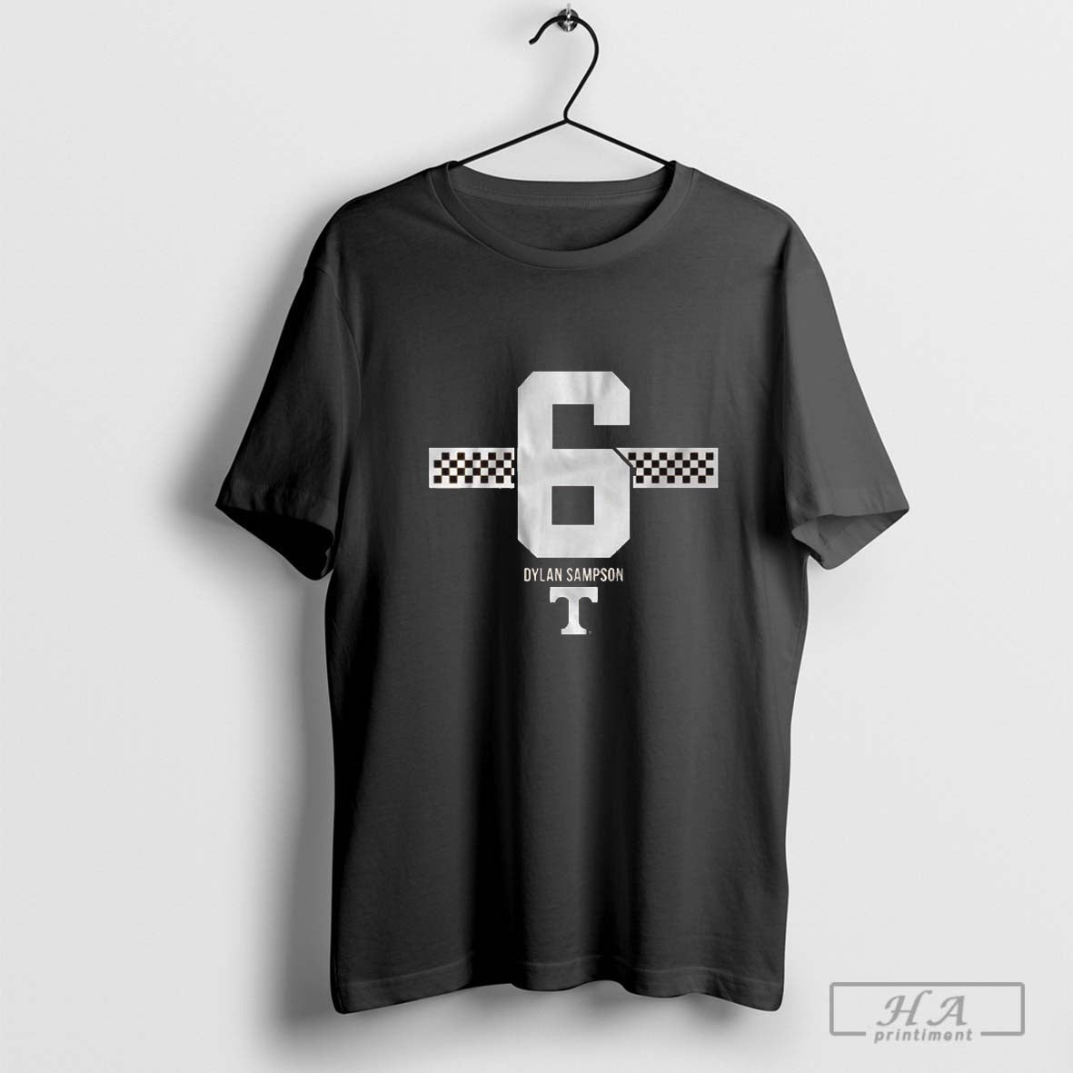 Tennessee Volunteers Football Dylan Sampson 6 Stripe NCAA T-shirt Hoodie, Sweatshirt | CoreVibeTees.com