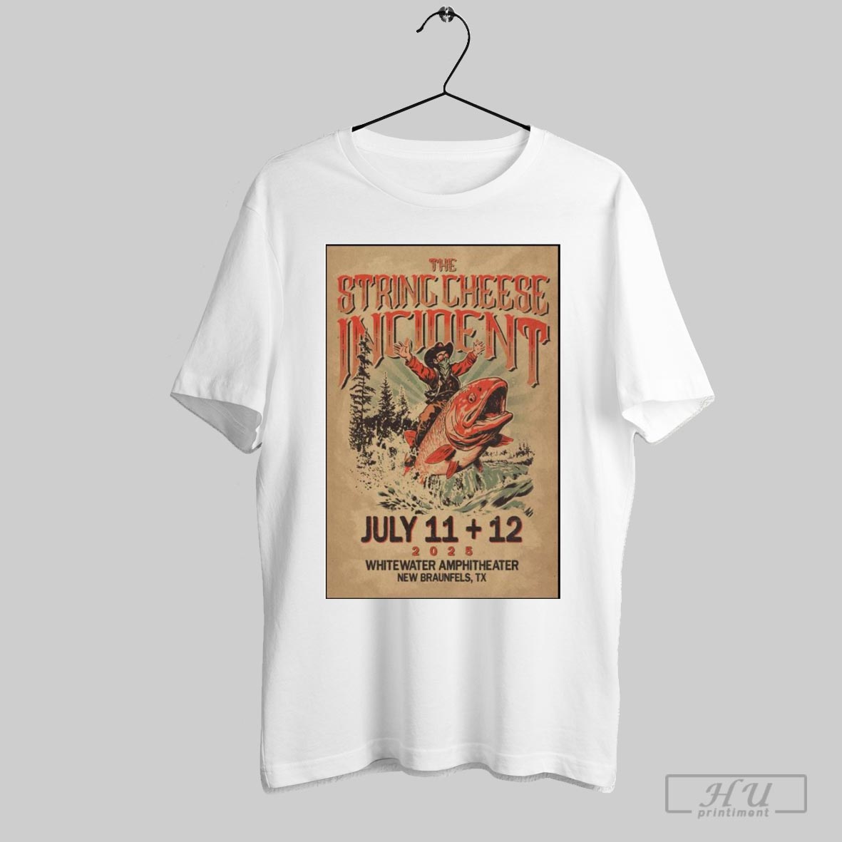 The String Cheese Incident Whitewater Amphitheater In New Braunfels July 11 12 2025 Tx Poster T Shirt Hoodie, Sweatshirt