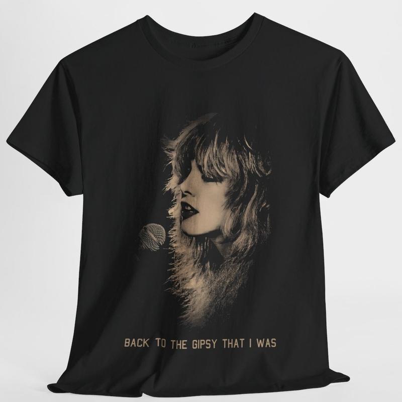 Stevie Nicks Vintage Tee, Stevie Nicks Tour 2024 Cotton Unisex T-Shirt  Menswear Tshirt Hoodie, Sweatshirt (Image 1)