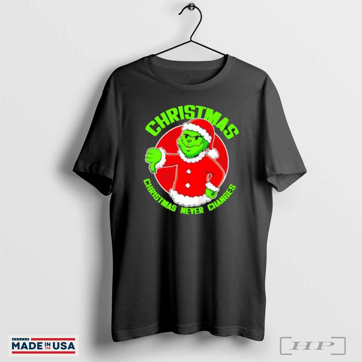 The Grinch Christmas Never Changes Shirt Hoodie, Sweatshirt | CoreVibeTees.com