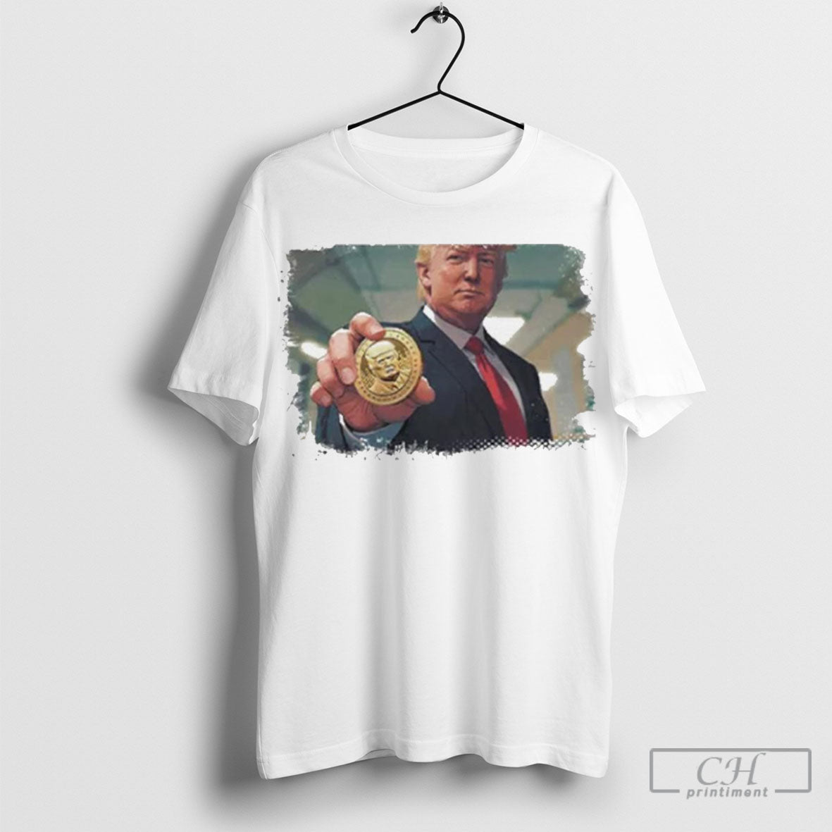Top Trump Meme Crypto Coin Shirt Hoodie, Sweatshirt | CoreVibeTees.com